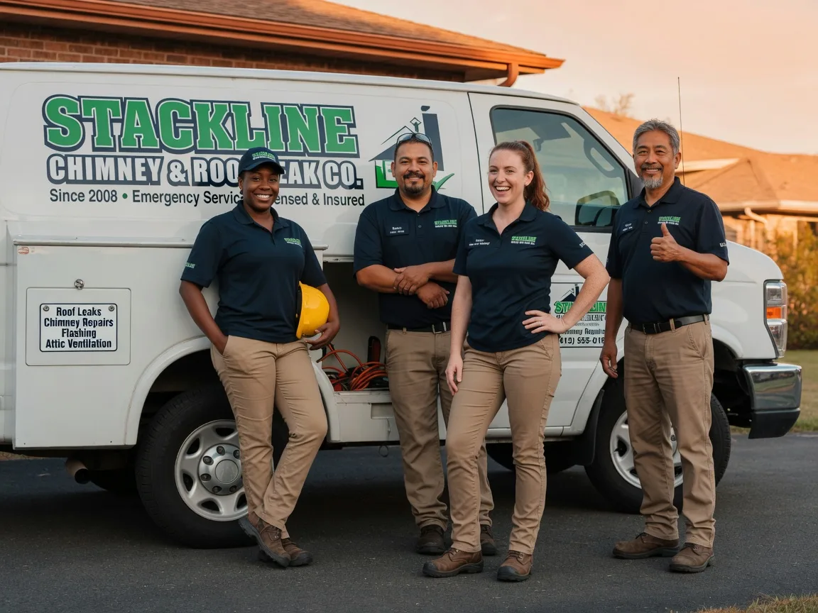 Chimney flashing repair company in Dakota, IL